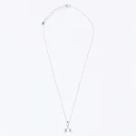 Clitoris ketting zilver