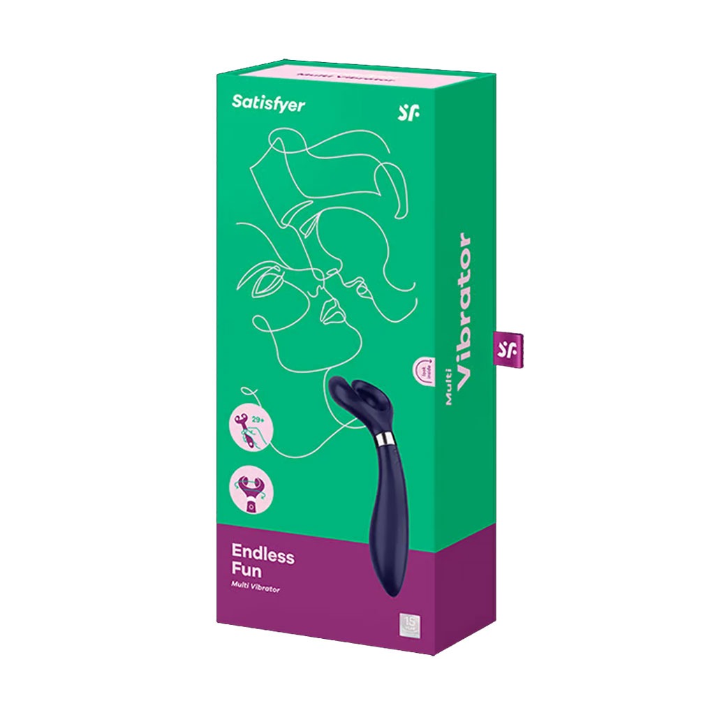 Satisfyer - Endless Fun Multi Vibrator Blauw doosje