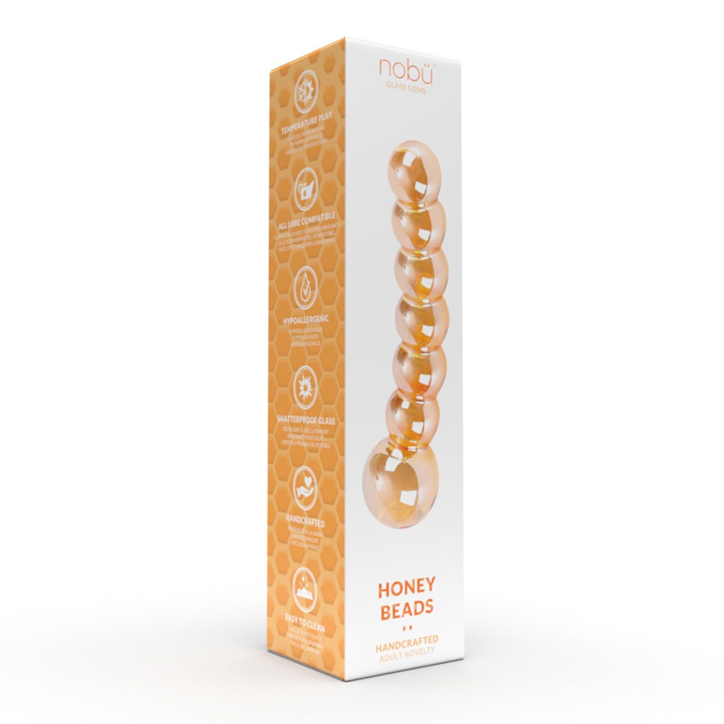 Nobü - Honey Anaal Beads Oranje verpakking