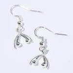 Clitoris oorbellen zilver