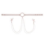 Sex & Mischief – Peaches ‘n CreaMe Halsband met Tepelklemmen lengte