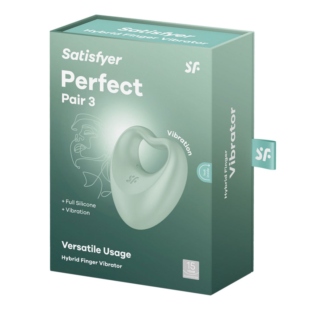 Satisfyer - Perfect Pair 3 - Vingervibrator en Cockring in Eén doosje