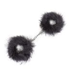 Secret Play - Feather Handcuffs Zwart