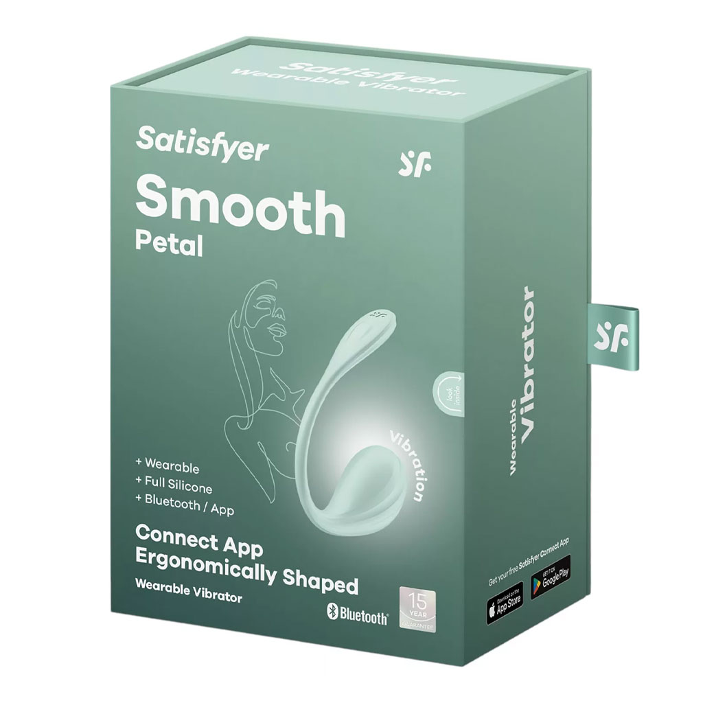 Satisfyer - Smooth Petal Vibratie Ei Mint doosje