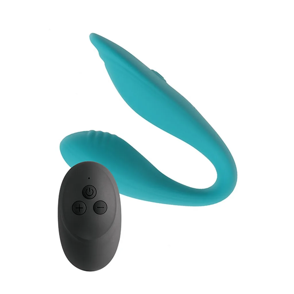 S Pleasures  Koppel Vibrator Delight Turquoise - Miss Steel
