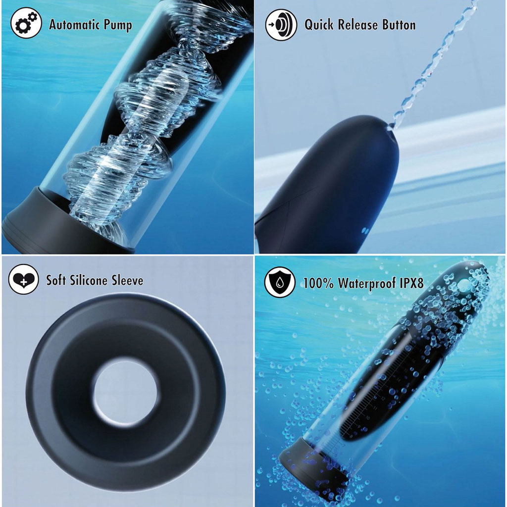 Hidden Desire - Fusion X Automatische Aqua Penispomp gebruik