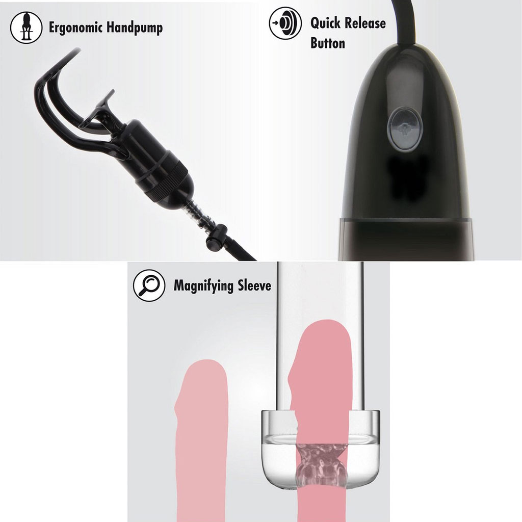Hidden Desire - Fusion X Magnifying Sleeve Penispomp info