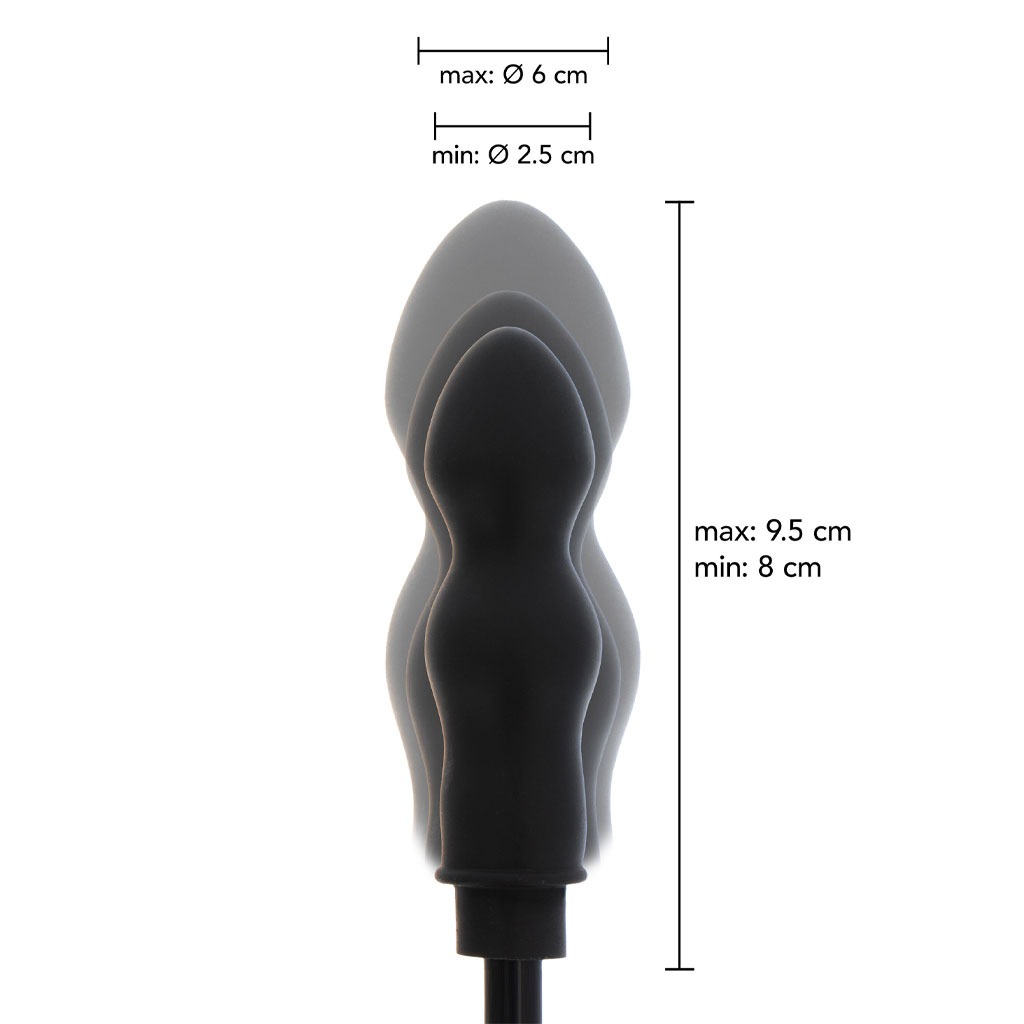 Hidden Desire - Extreme Opblaasbare Buttplug - Beginner afmeting