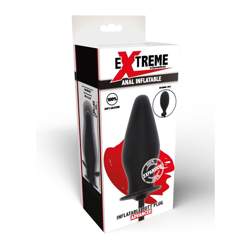 Hidden Desire - Extreme Opblaasbare Buttplug - Gevorderd verpakking