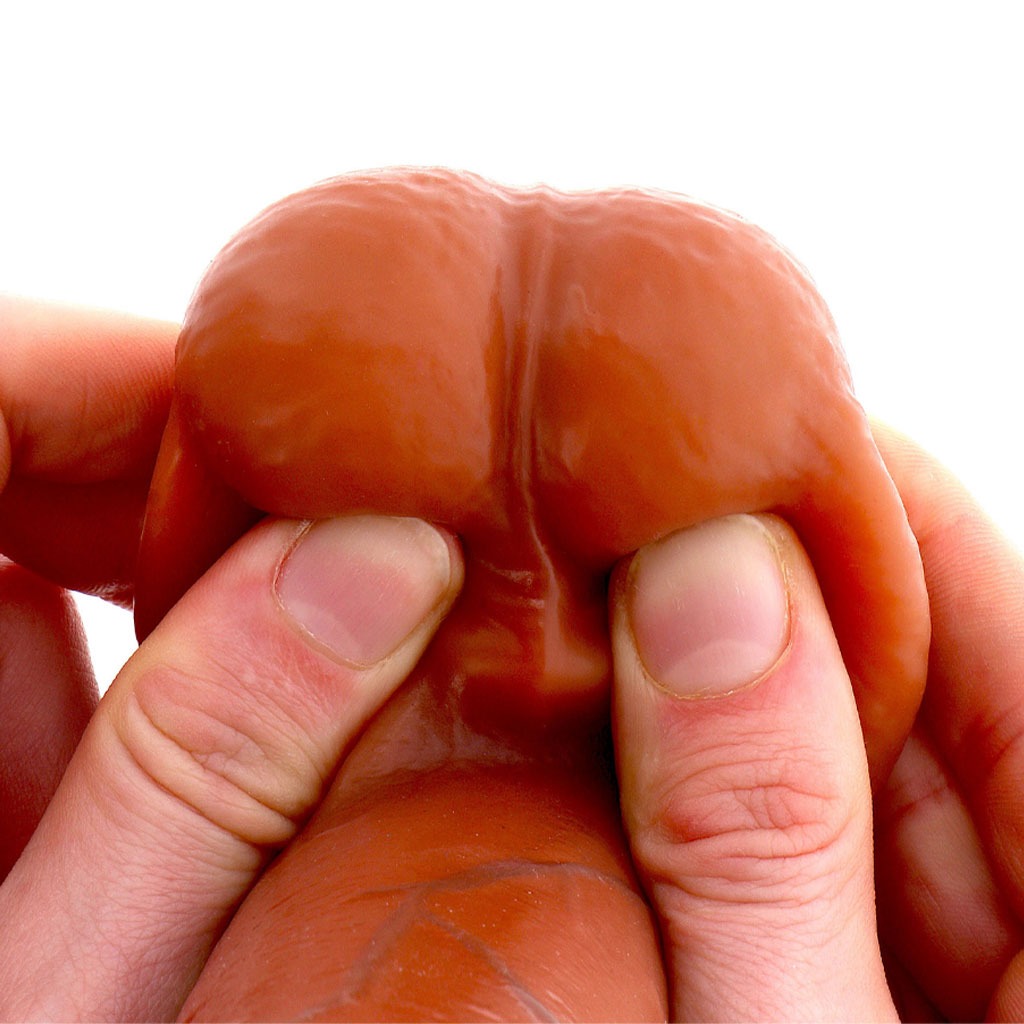 ToyJoy - Realistische Dildo met Voorhuid en Ballen materiaal
