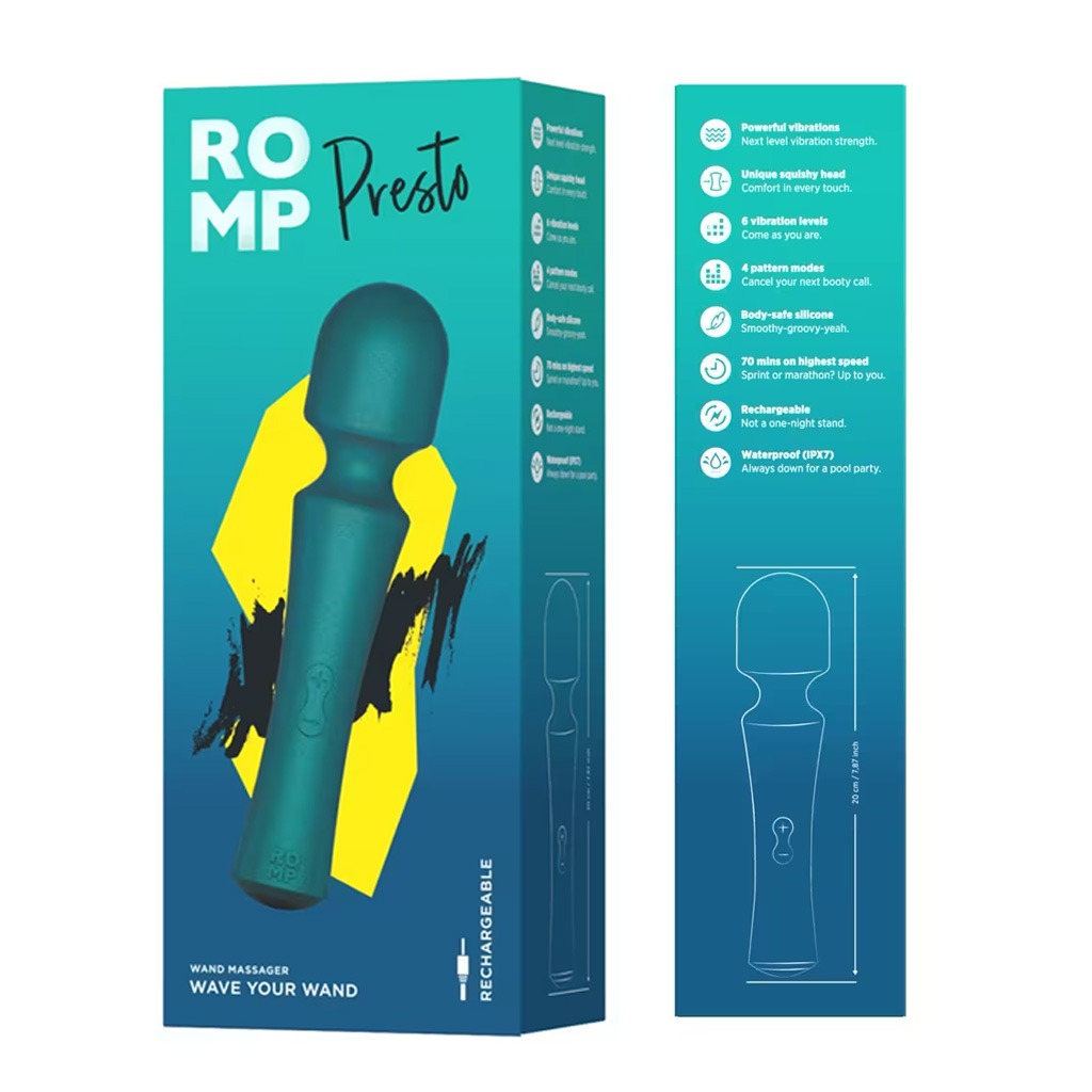 ROMP Presto - Wand massager verpakking