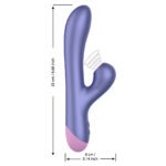 Romp pulse rabbit luchtdruk vibrator afmeting