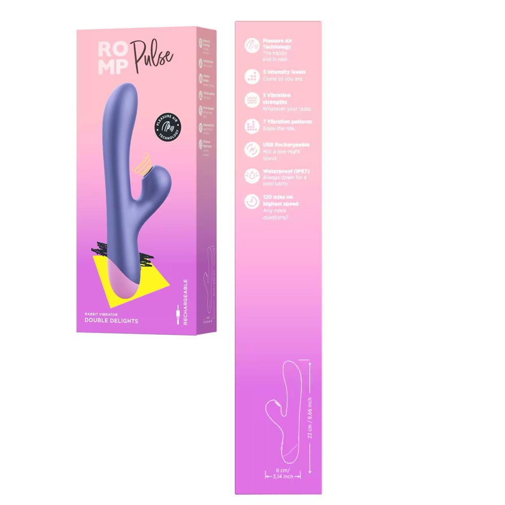 Romp pulse rabbit luchtdruk vibrator verpakking