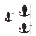 Black Velvets - Anaal Trainer Set - 3 Stuks afmetingen