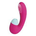 S Pleasures – Blizzard Suction Dual Massager – Cerise