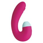 S Pleasures - Blizzard Suction Dual Massager - Cerise zijkant