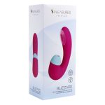S Pleasures - Blizzard Suction Dual Massager - Cerise verpakking
