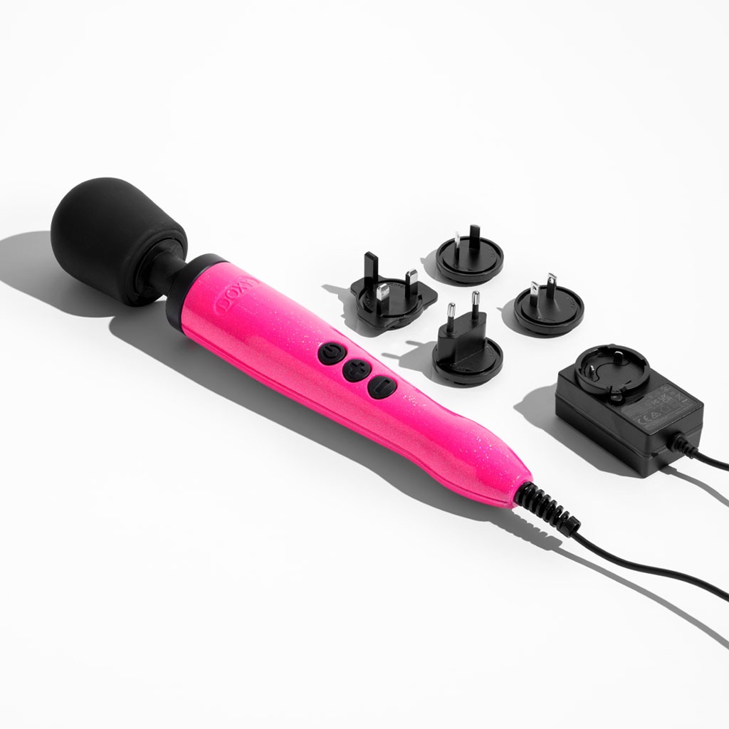 Doxy - Die Cast Wand Massager Hot Pink opladen