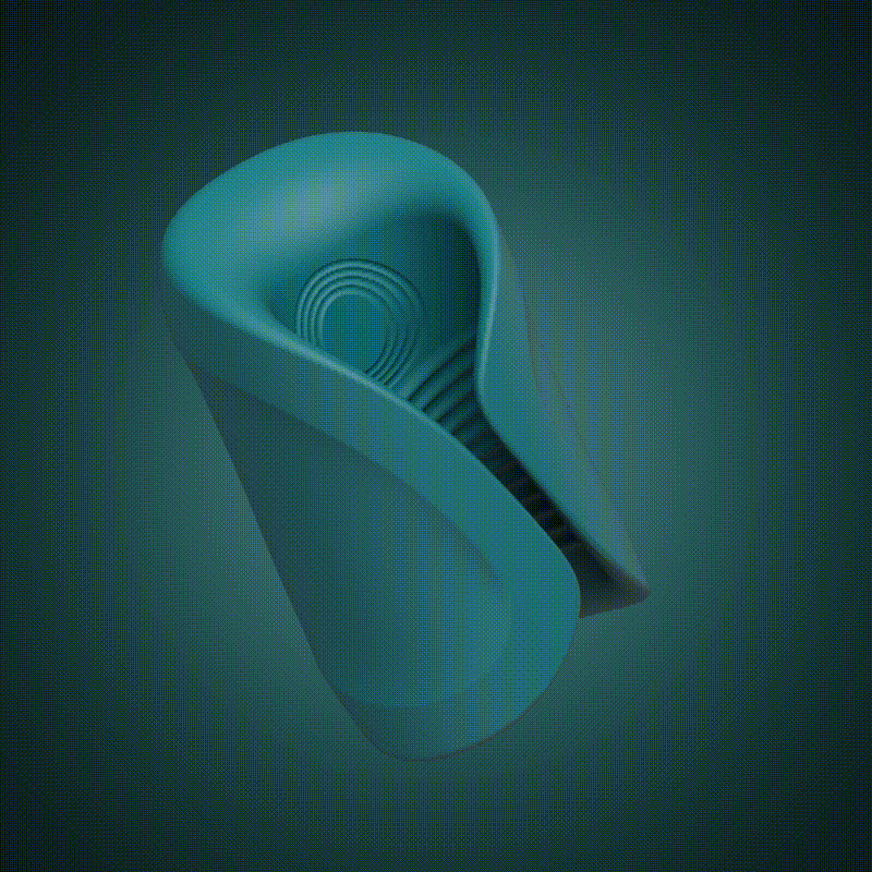Lovense - Gush 2 Penis Massager met App gif 2