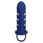 Pretty Love - Altaf Vibrerende Penis Sleeve - Blauw achterkant