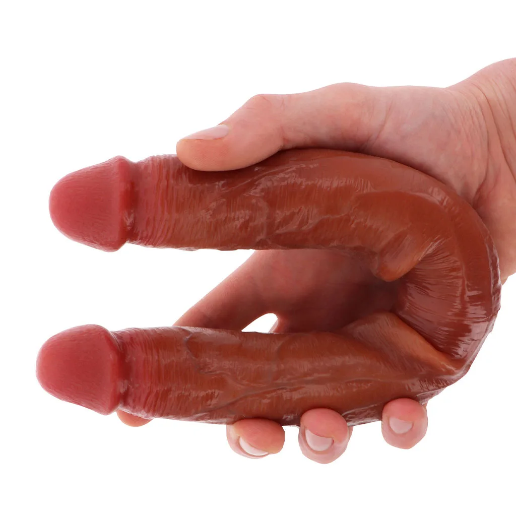 ToyJoy - Realistische Dubbele Dildo met Voorhuid - 40 cm