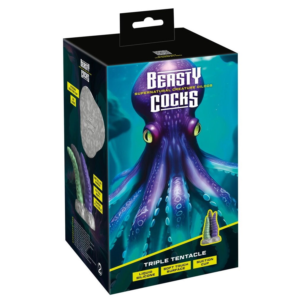 Beasty Cocks - Triple Tentacle Dildo doos