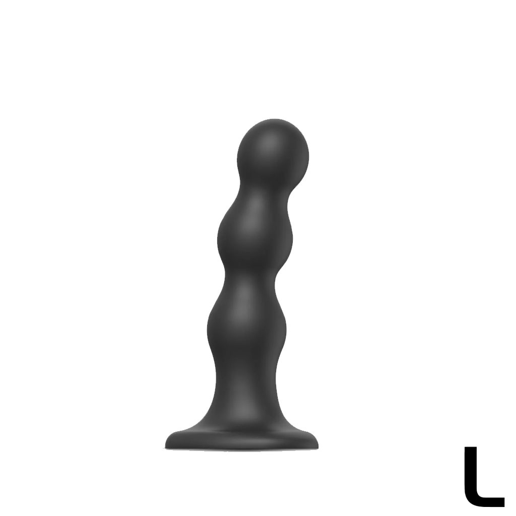 Strap-On-Me - Dildo Plug Balls Zwart L