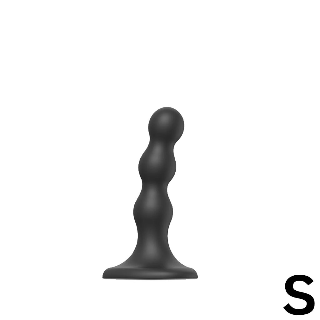 Strap-On-Me - Dildo Plug Balls Zwart S