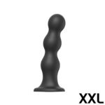 Strap-On-Me - Dildo Plug Balls Zwart XXL