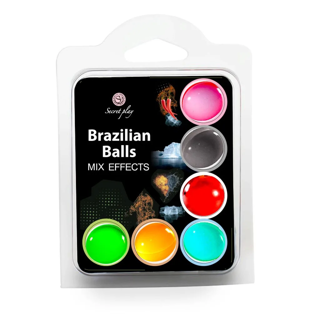 Secret Play - Brazilian Balls Mix Effects - 6 Stuks