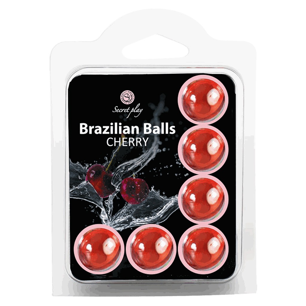 Secret Play – Brazilian Balls Cherry – 6 Stuks
