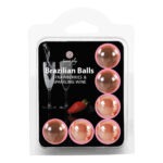 Secret Play – Brazilian Balls Strawberry & Sparkling Wine – 6 Stuks