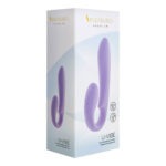 S Pleasures - U-Vibe Dubbele Vibrator Lila verpakking