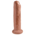 King Cock - 7" Inch Uncut Slide-Skin Dildo - Tan gebruik