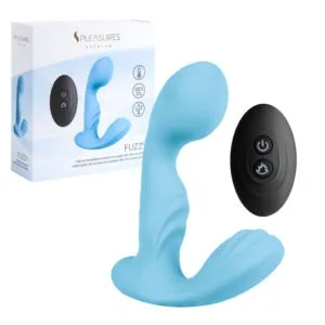 S Pleasures fuzzy prostaat stimulator warming blauw
