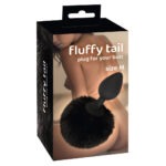 You2Toys - Fluffy Tail Buttplug Zwart - Medium doosje