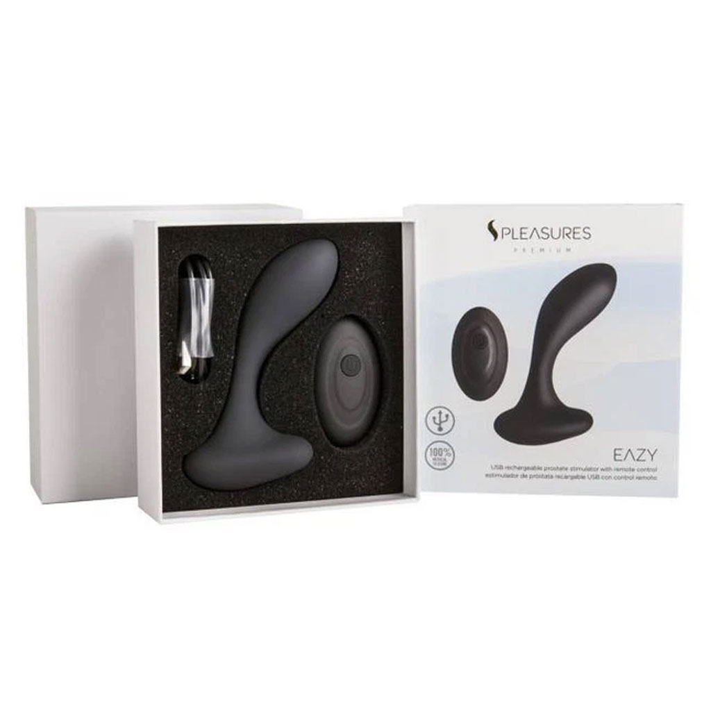 S Pleasures - Eazy Prostaat Vibrator Zwart inhoud