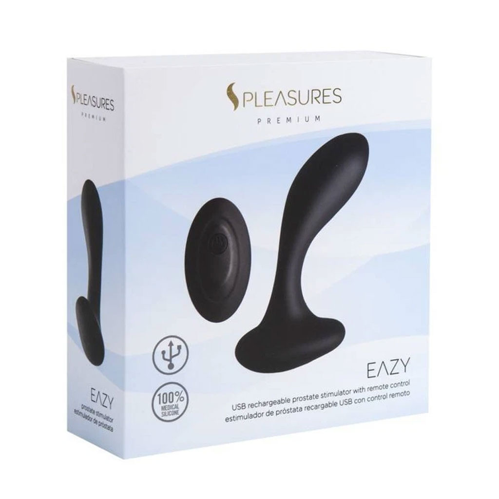 S Pleasures - Eazy Prostaat Vibrator Zwart verpakking