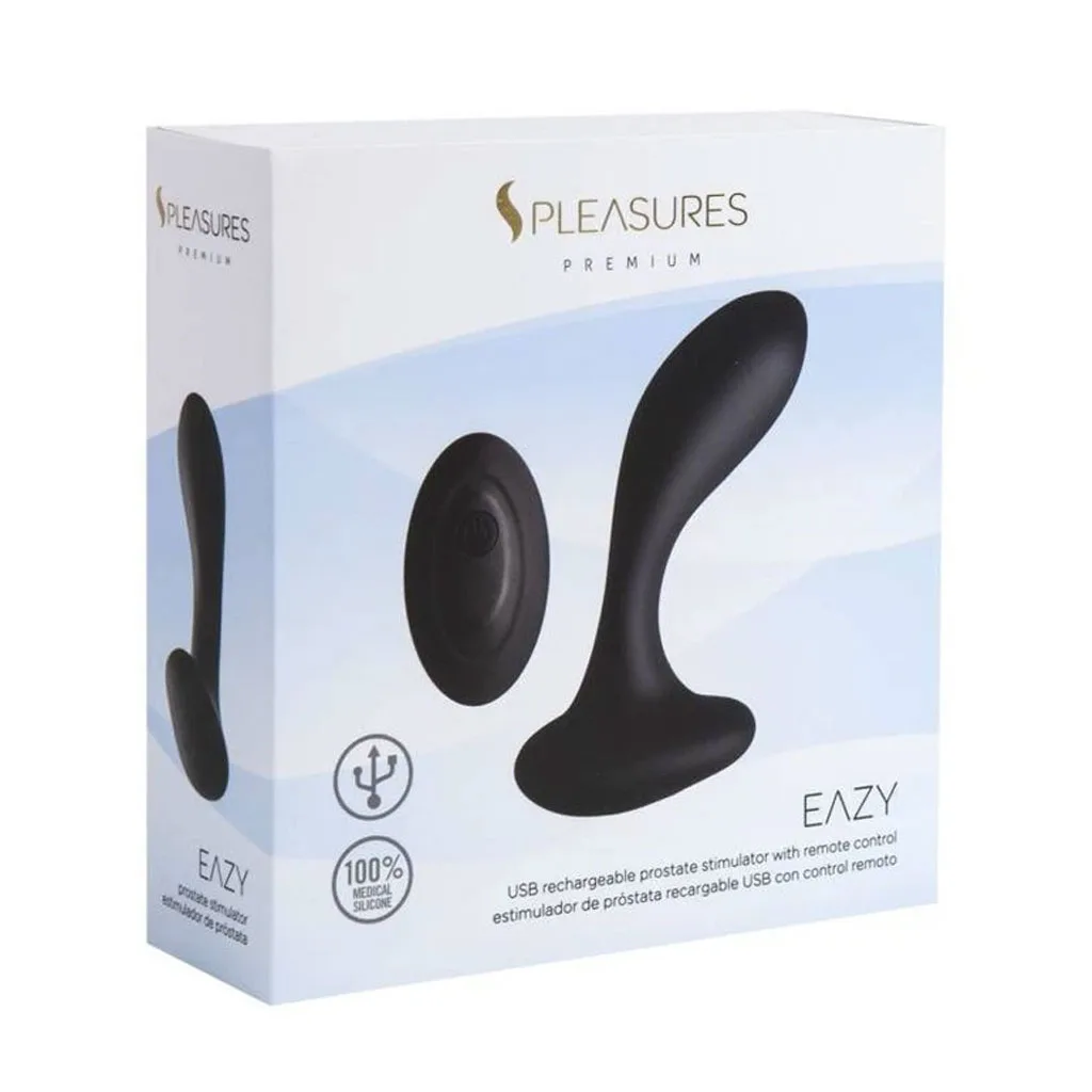S Pleasures - Eazy Prostaat Vibrator Zwart