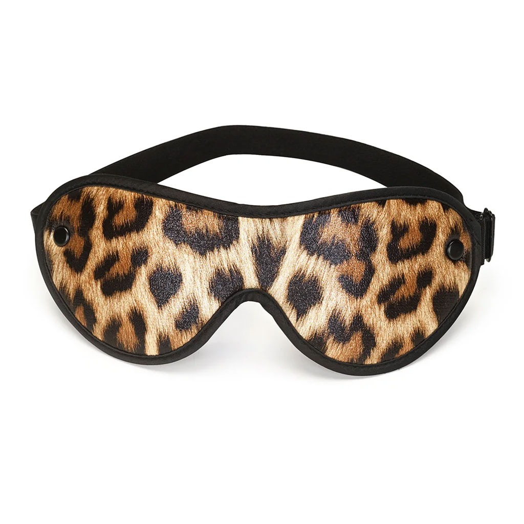 Liebe Seele - Bondage Set met Luipaard Print oogmasker