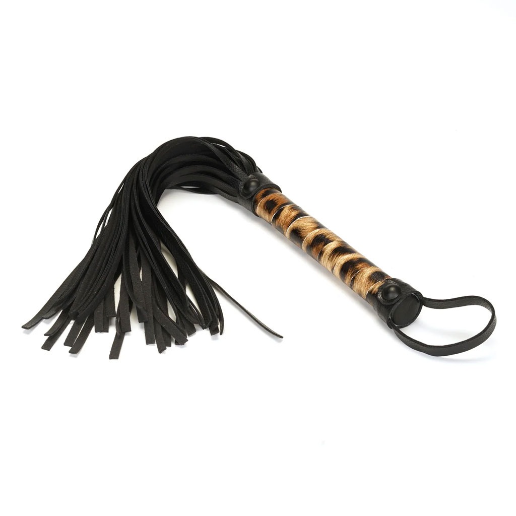 Liebe Seele - Bondage Set met Luipaard Print flogger