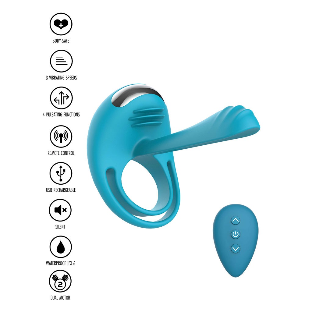 ToyJoy - G-Spot Vibrerende Cockring met Afstandsbediening info