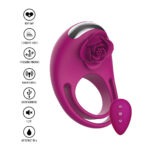 ToyJoy - Roos Vibrerende Cockring met Afstandsbediening info