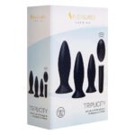 S Pleasures - Triplicity Vibrerende Buttplug Set verpakking
