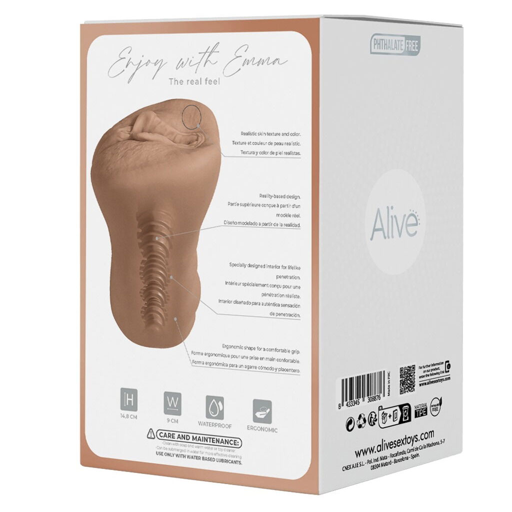 Alive Emma - Super Realistische Pocket Pussy verpakking