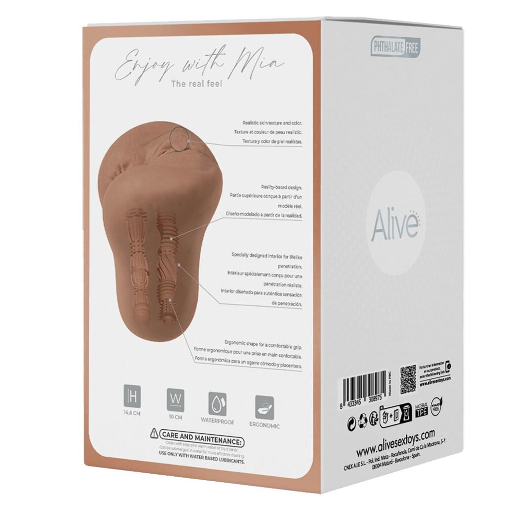 Alive Mia - Super Realistische Pocket Pussy & Anus doos