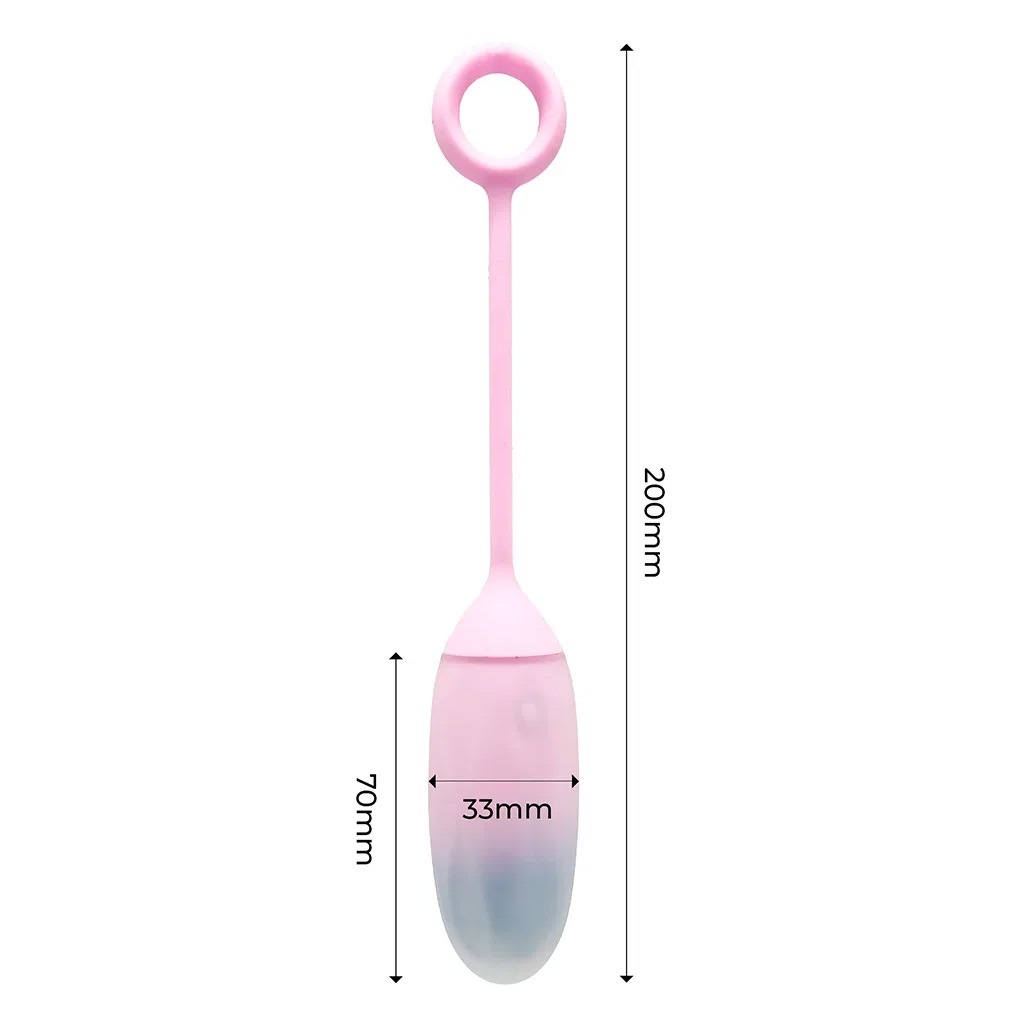 IntoYou - Vibratie Ei met App afmeting
