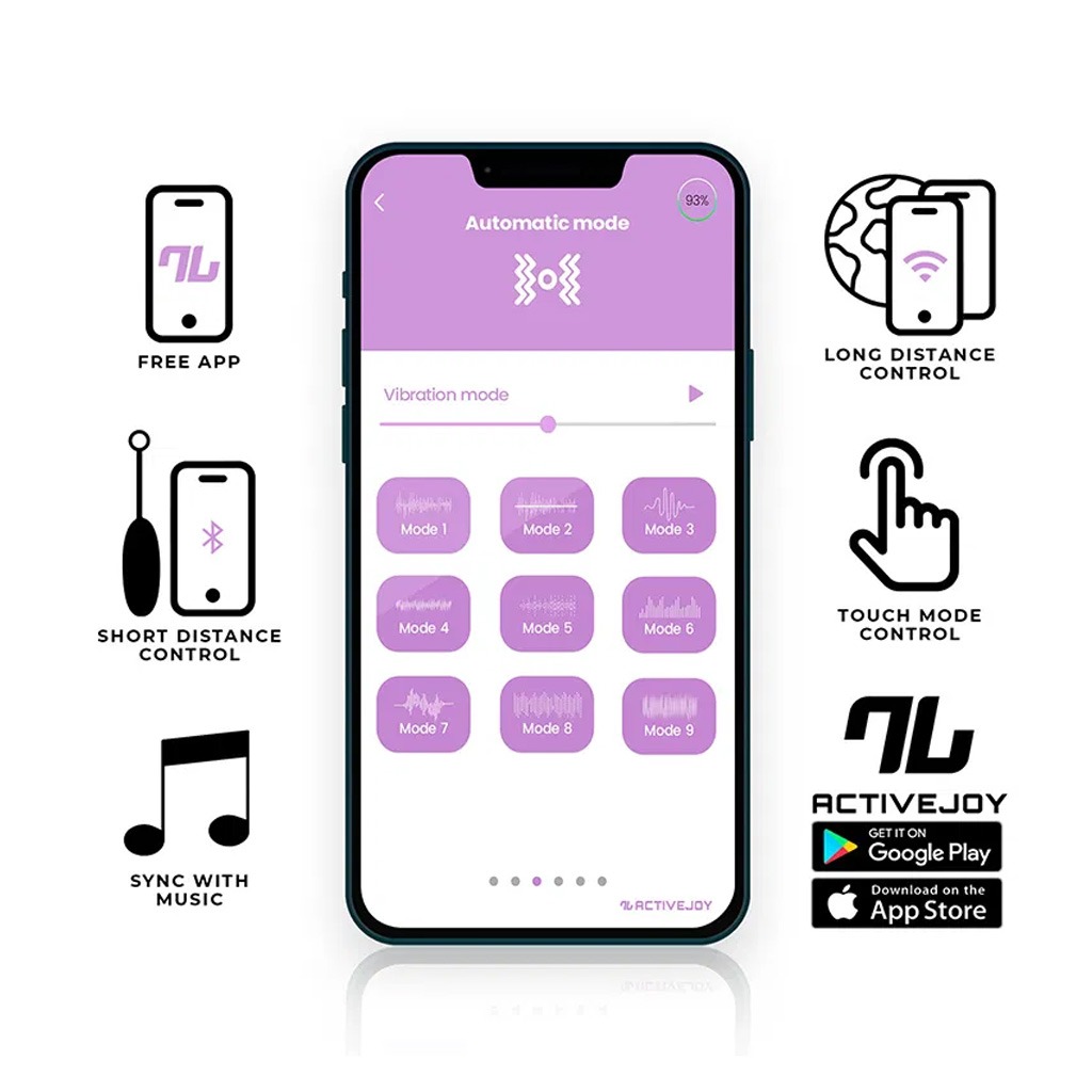 IntoYou - Vibratie Ei met App mobiel