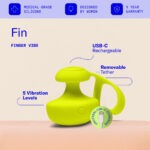 Dame - Fin 2.0 Vinger Vibrator Geel info