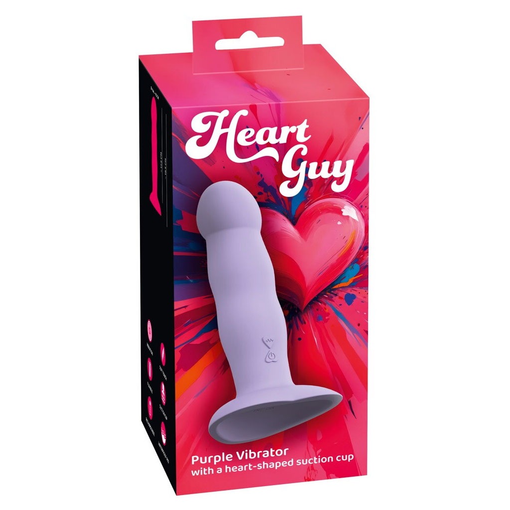 You2Toys - Heart Guy Vibrerende Dildo Lila verpakking